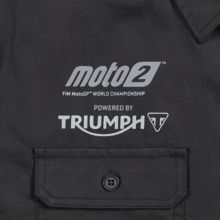 Moto2™ GP Double Pocket Shirt in Black | Casual Clothing Moto2™ GP Double Pocket Shirt in Black | Casual Clothing